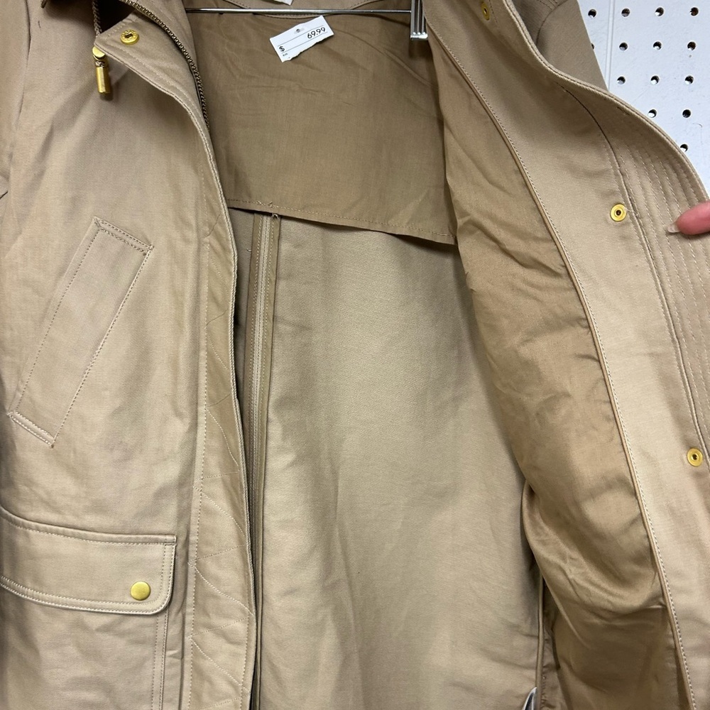 H&M Beige Hooded Utility Jacket - Picture 5 of 7